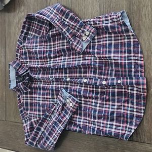 Claiborne Plaid button down